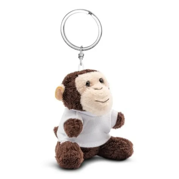 Karly Plush monkey, keyring brown