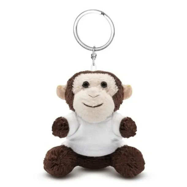 Karly Plush monkey, keyring brown