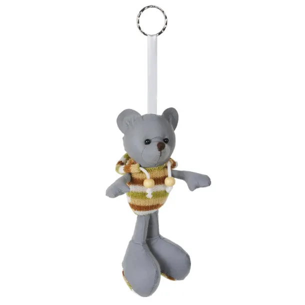 TEDDY reflective key ring Grey