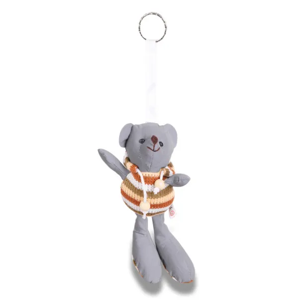 TEDDY reflective key ring Grey