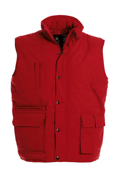  Bodywarmer Explorer - B&C Outerwear Crvena