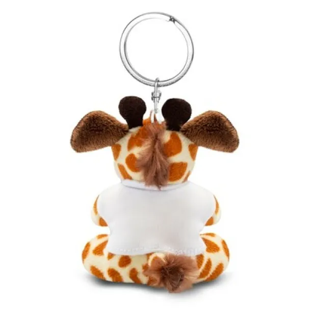 Lizzy Plush giraffe, keyring light brown