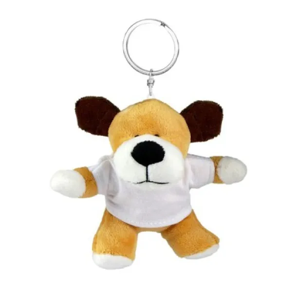 Grover Plush dog, keyring light brown