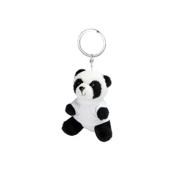 Bea Plush panda, keyring Crna Bijela