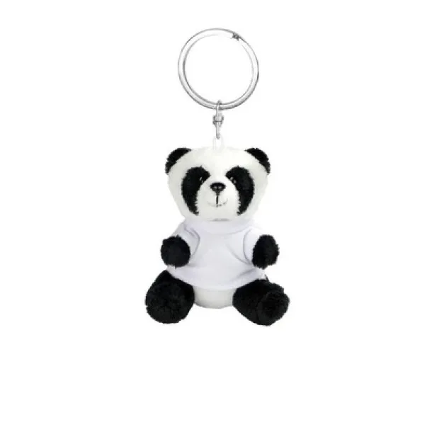 Bea Plush panda, keyring Crna Bijela