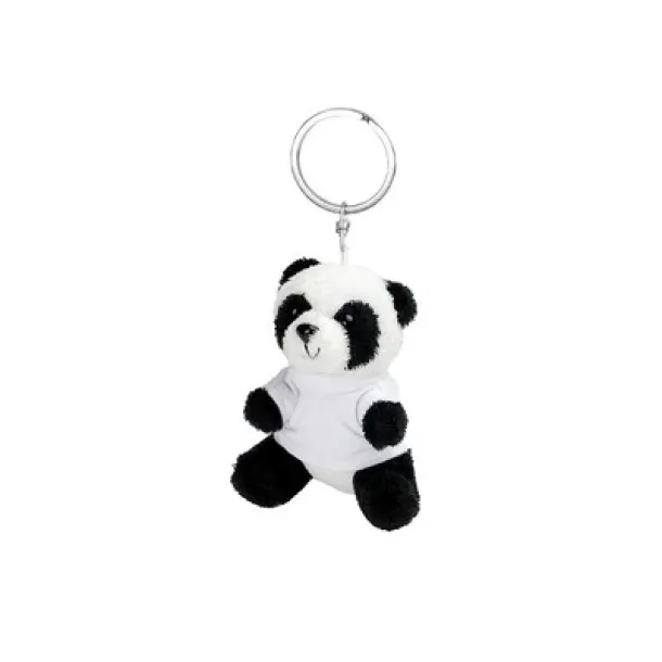 Bea Plush panda, keyring Crna Bijela