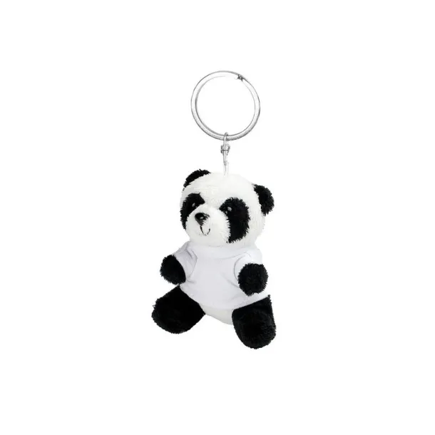 Bea Plush panda, keyring Crna Bijela