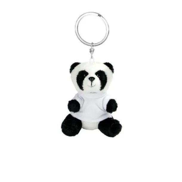 Bea Plush panda, keyring Crna Bijela