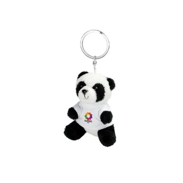 Bea Plush panda, keyring Crna Bijela