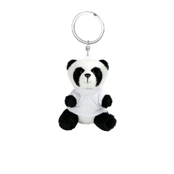 Bea Plush panda, keyring Crna Bijela