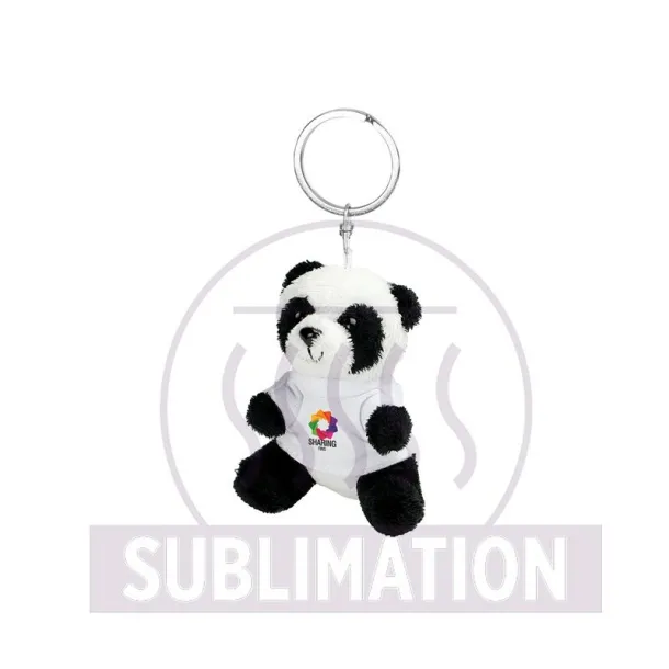 Bea Plush panda, keyring Crna Bijela