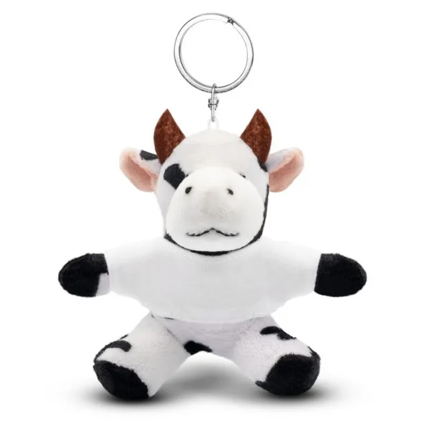 Bessie Plush cow, keyring Crna Bijela