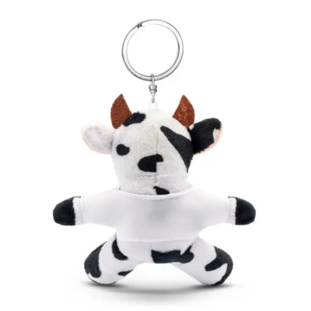 Bessie Plush cow, keyring Crna Bijela