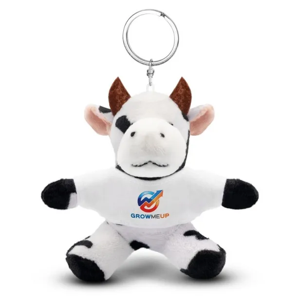 Bessie Plush cow, keyring Crna Bijela