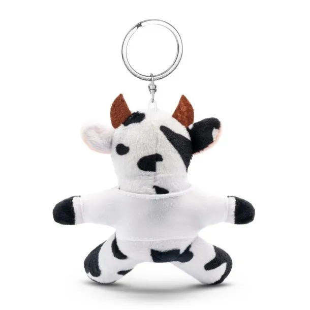 Bessie Plush cow, keyring Crna Bijela