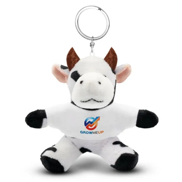 Bessie Plush cow, keyring Crna Bijela