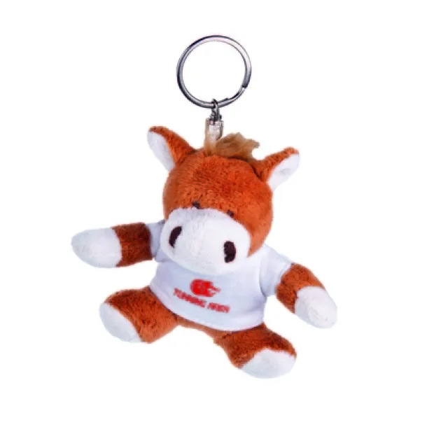 Nero Plush horse, keyring brown