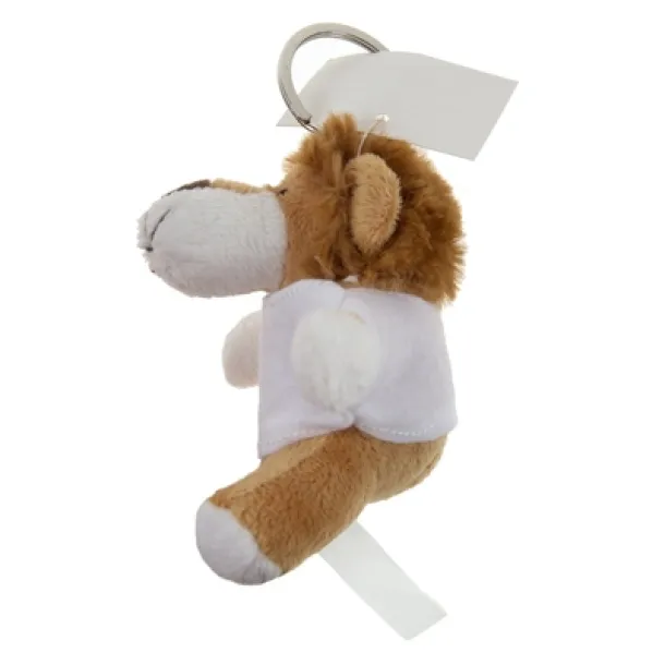 Rex Plush lion, keyring light brown