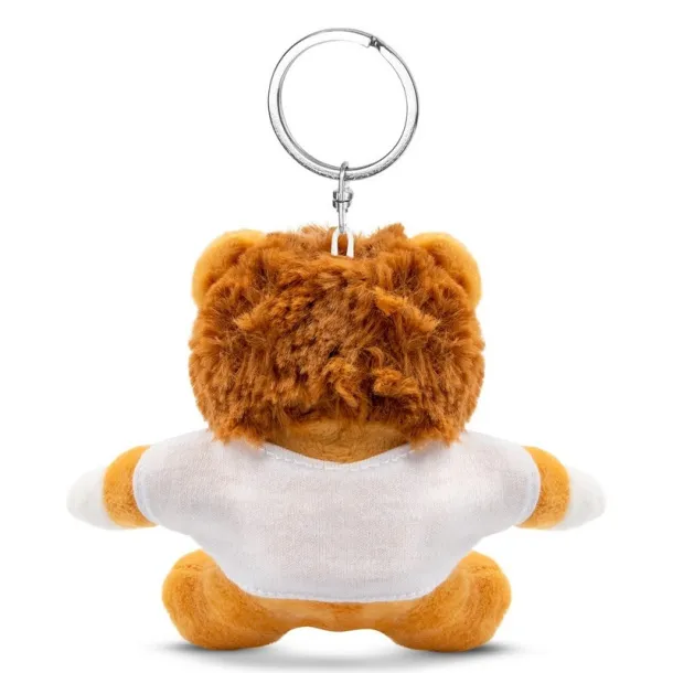 Rex Plush lion, keyring light brown