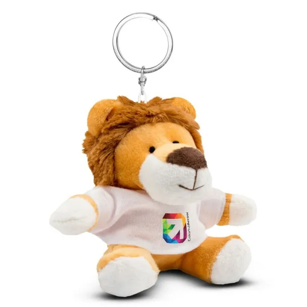 Rex Plush lion, keyring light brown