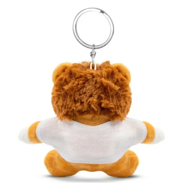 Rex Plush lion, keyring light brown