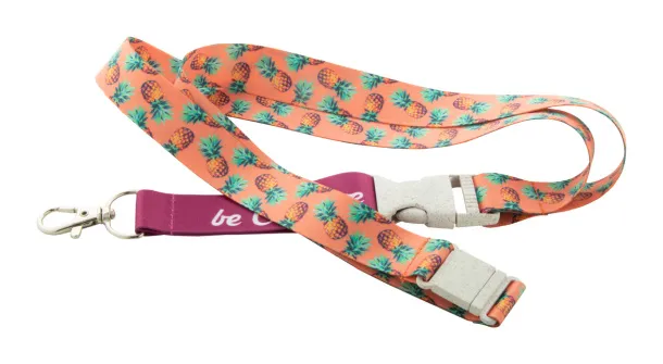 Subyard C Safe Eco custom sublimation lanyard White