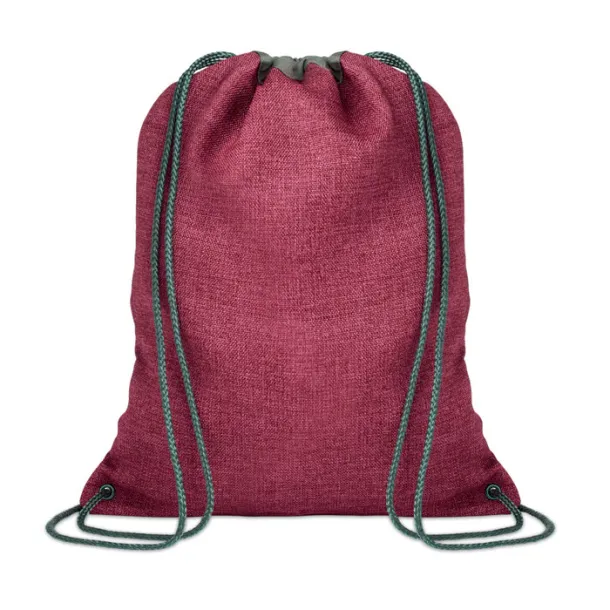 TOCAYO 1200D heathered drawstring bag Red