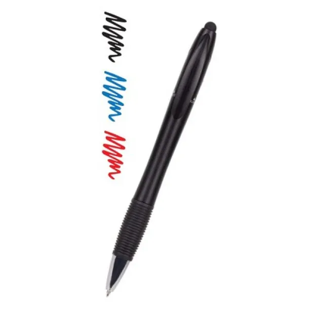  Ball pen, touch pen with multicolour ink black