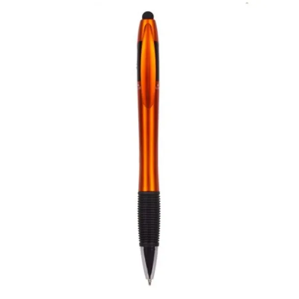  Ball pen, touch pen with multicolour ink orange