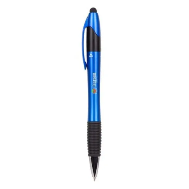  Ball pen, touch pen with multicolour ink navy blue