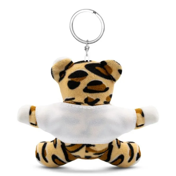 Toby Plush panther, keyring light brown