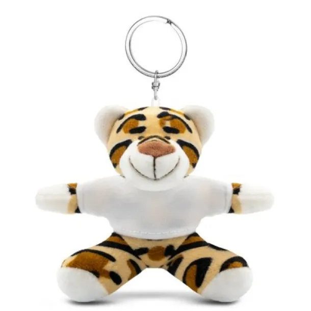 Toby Plush panther, keyring light brown