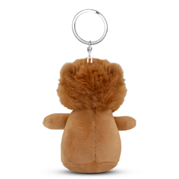 Bilge Plush lion, keyring light brown