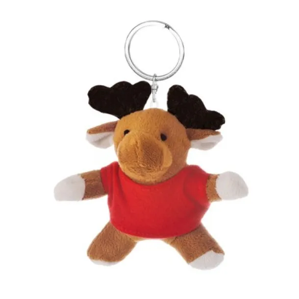 Dasher Plush reindeer, keyring brown