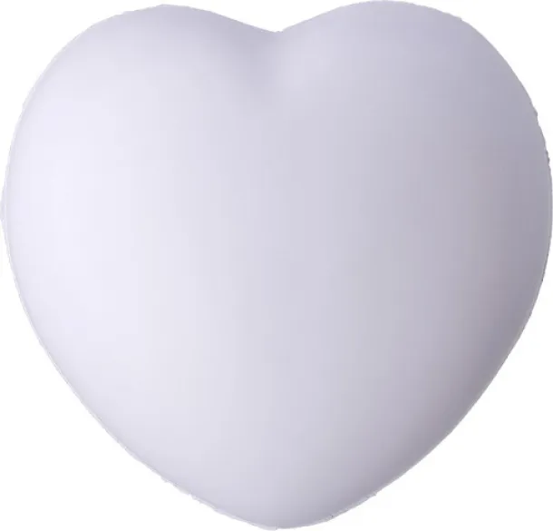  PU foam heart Sia white