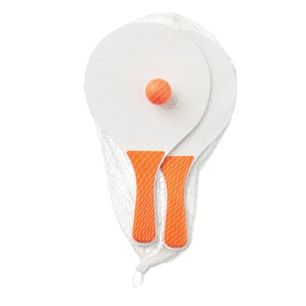 MINI MATCH Small Beach tennis set Orange