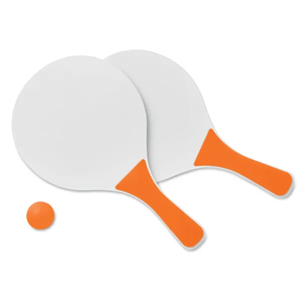 MINI MATCH Small Beach tennis set Orange