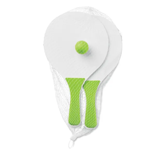 MINI MATCH Small Beach tennis set Lime