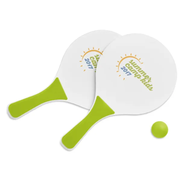 MINI MATCH Small Beach tennis set Lime