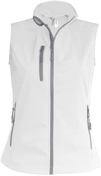  LADIES' SOFTSHELL BODYWARMER - Kariban White