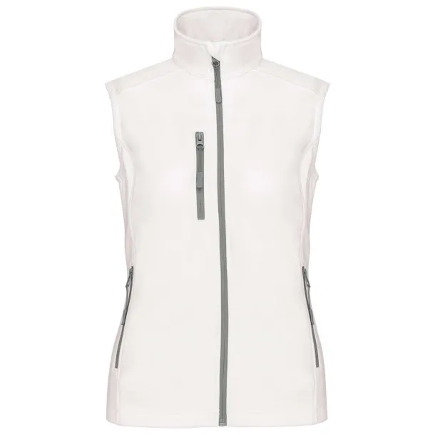  LADIES' SOFTSHELL BODYWARMER - Kariban White