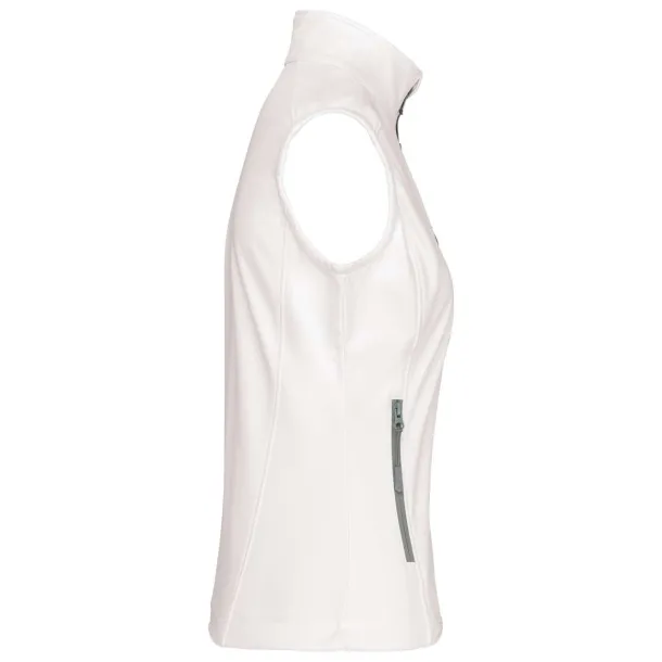  LADIES' SOFTSHELL BODYWARMER - Kariban White