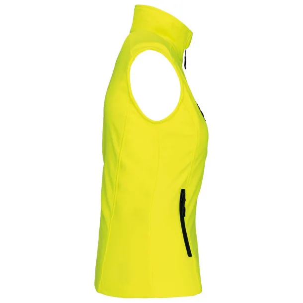  LADIES' SOFTSHELL BODYWARMER - Kariban Fluorescent Yellow