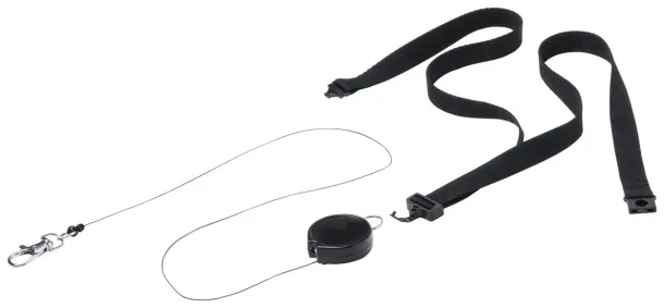 Lemer lanyard Black