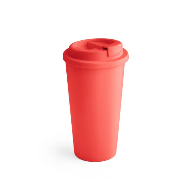 CUPPARI Putna šalica, 500 ml Crvena