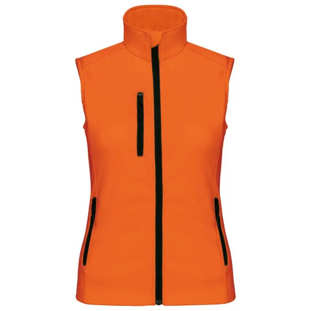  LADIES' SOFTSHELL BODYWARMER - Kariban Fluorescent Orange