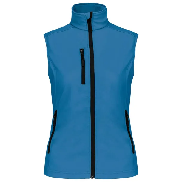  LADIES' SOFTSHELL BODYWARMER - Kariban Aqua Blue