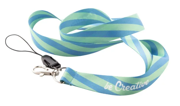 Subyard B RPET custom sublimation lanyard White