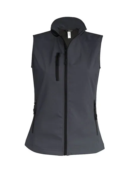  LADIES' SOFTSHELL BODYWARMER - Kariban Titanium