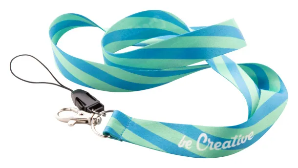 Subyard B RPET custom sublimation lanyard White